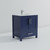 Lexora LVJ30SE101 Jacques 30 in. W Navy Blue Bath Vanity Cabinet, Carrara Marble Top, and Faucet Set