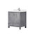 Lexora Jacques 30 in. W Distressed Grey Bath Vanity Cabinet, Carrara Marble Top, and Faucet Set