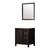 Lexora LVM30SC310 Marsyas 30 inch W Brown Bath Vanity Cabinet, Cultured Marble Countertop and 28 in Mirror