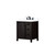Lexora LVM30SC201 Marsyas 30 inch W Brown Bath Vanity Cabinet, White Quartz Countertop and Faucet Set