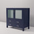 Lexora Volez 36 inch W Navy Blue Bath Vanity Cabinet