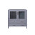 Lexora Volez 36 inch W Dark Grey Bath Vanity Cabinet