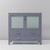 Lexora Volez 36 inch W Dark Grey Bath Vanity Cabinet