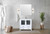 Lexora LV341836SA00000 Volez 36 inch W White Bath Vanity Cabinet