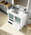 Lexora Volez 36 inch W White Bath Vanity Cabinet