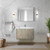 Lexora  LVFB36SK301 Fairbanks 36 in W x 20 in D Rustic Acacia Bath Vanity, Cultured Marble Top and Chrome Faucet Set