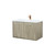 Lexora  LVFB36SK304 Fairbanks 36 in W x 20 in D Rustic Acacia Bath Vanity, Cultured Marble Top and Rose Gold Faucet Set