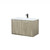 Lexora  LVFB36SK303 Fairbanks 36 in W x 20 in D Rustic Acacia Bath Vanity, Cultured Marble Top and Gun Metal Faucet Set