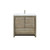 Lexora LVLF36SRA302 Lafarre 36 inch W x 20 in D Rustic Acacia Bath Vanity Cabinet, Cultured Marble Top and Brushed Nickel Faucet Set
