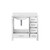 Lexora LVJ36SA300L Jacques 36 in. W Left Offset White Bath Vanity Cabinet and Cultured Marble Top