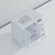 Lexora LVJ36SA300L Jacques 36 in. W Left Offset White Bath Vanity Cabinet and Cultured Marble Top