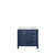 Lexora  LVJ36SE300L Jacques 36 in. W x 22 in. D Left Offset Navy Blue Bath Vanity and Cultured Marble Top