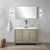 Lexora LVLF48DRA300 Lafarre 48 inch W x 20 in D Rustic Acacia Double Sink Vanity Cabinet and Cultured Marble Top