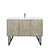 Lexora Lancy 48 inch W x 20 in D Rustic Acacia Bath Vanity Cabinet, White Quartz Top and Chrome Faucet Set