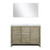 Lexora LVLF48DRA310 Lafarre 48 inch W x 20 in D Rustic Acacia Double Sink Vanity Cabinet, Cultured Marble Top and 43 in Mirror