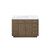 Lexora Abbey 48 inch W Grey Oak Vanity Cabinet and Carrara Marble Top
