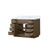 Lexora LVA48SR100 Abbey 48 inch W Grey Oak Vanity Cabinet and Carrara Marble Top