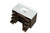 Lexora Abbey 48 inch W Brown Oak Vanity Cabinet and Carrara Marble Top