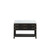 Lexora LVN48SJ100 Norwalk 48 inch W Black Oak Vanity Cabinet and Carrara Marble Top