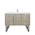 Lexora LVLY48SRA304 Lancy 48 inch W x 20 in D Rustic Acacia Bath Vanity Cabinet, Cultured Marble Top and Rose Gold Faucet Set