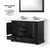 Lexora LD342248DG00000 Dukes 48 in. W Espresso Double Sink Vanity Cabinet