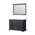 Lexora Dukes 48 in. W Espresso Vanity Cabinet, Cultured Marble Top, and 46 in. Mirror