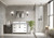 Lexora LVZV48SA200 Ziva 48 inch W White Bath Vanity Cabinet and White Quartz Top