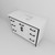 Lexora LVZV48SA200 Ziva 48 inch W White Bath Vanity Cabinet and White Quartz Top