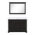 Lexora LVD48DG310 Dukes 48 in. W Espresso Double Sink Vanity Cabinet, Cultured Marble Top, and 46 in. Mirror