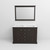 Lexora LVD48DG310 Dukes 48 in. W Espresso Double Sink Vanity Cabinet, Cultured Marble Top, and 46 in. Mirror