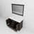 Lexora LVD48DG310 Dukes 48 in. W Espresso Double Sink Vanity Cabinet, Cultured Marble Top, and 46 in. Mirror