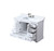 Lexora LVD48SA301 Dukes 48 in. W White Vanity Cabinet, Cultured Marble Top, and Faucet Set Lexora LVD48SA301 Dukes 48 in. W White Vanity Cabinet, Cultured Marble Top, and Faucet Set