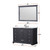 Lexora LVD48SG201 Dukes 48 in. W Espresso Vanity Cabinet, White Quartz Top, and Faucet Set