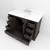 Lexora LVD48SG201 Dukes 48 in. W Espresso Vanity Cabinet, White Quartz Top, and Faucet Set