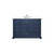 Lexora LVD48SE201 Dukes 48 in. W Navy Blue Vanity Cabinet, White Quartz Top, and Faucet Set