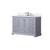 Lexora LVD48SB301 Dukes 48 in. W Dark Grey Vanity Cabinet, Cultured Marble Top, and Faucet Set