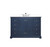 Lexora LVD48SE301 Dukes 48 in. W Navy Blue Vanity Cabinet, Cultured Marble Top, and Faucet Set