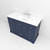 Lexora LVD48SE301 Dukes 48 in. W Navy Blue Vanity Cabinet, Cultured Marble Top, and Faucet Set
