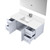 Lexora Geneva 48 in. W Glossy White Wall Mount Bath Vanity Cabinet, White Quartz Top, Faucet Set, and 48 in. LED Mirror