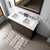Lexora Dukes 48 in. W Espresso Double Sink Vanity Cabinet, Carrara Marble Top, and 46 in. Mirror