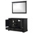 Lexora LD342248DG00M46 Dukes 48 in. W Espresso Double Sink Vanity Cabinet and 46 in. Mirror