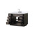 Lexora LVA48SK101 Abbey 48 inch W Brown Oak Vanity Cabinet, Carrara Marble Top, and Faucet Set