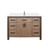 Lexora Ziva 48 inch W Rustic Barnwood Bath Vanity Cabinet, Cultured Marble Top and Faucet Set
