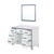 Lexora LVZV48SA210 Ziva 48 inch W White Bath Vanity Cabinet, White Quartz Top and 34 in Mirror Lexora LVZV48SA210 Ziva 48 inch W White Bath Vanity Cabinet, White Quartz Top and 34 in Mirror