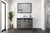 Lexora LVM48SH310 Marsyas 48 inch W Ash Grey Bath Vanity Cabinet, Cultured Marble Countertop and 44 in Mirror