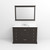 Lexora LVD48SG311 Dukes 48 in. W Espresso Vanity Cabinet, Cultured Marble Top, Faucet Set, and 46 in. Mirror