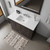 Lexora LVD48SG311 Dukes 48 in. W Espresso Vanity Cabinet, Cultured Marble Top, Faucet Set, and 46 in. Mirror