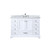 Lexora LVD48SA101 Dukes 48 in. W White Vanity Cabinet, Carrara Marble Top, and Faucet Set