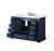 Lexora LVD48SE101 Dukes 48 in. W Navy Blue Vanity Cabinet, Carrara Marble Top, and Faucet Set