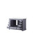Lexora LVD48SB300 Dukes 48 in. W Dark Grey Vanity Cabinet and Cultured Marble Top